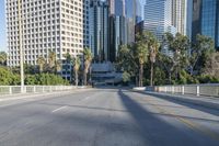 Urban Cityscape with Skyscrapers and Highways