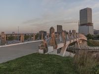 Urban Cityscape at Sunset: Milwaukee, Wisconsin