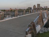 Urban Cityscape at Sunset: Milwaukee, Wisconsin