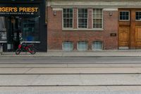 Urban Cityscape in Toronto with Brick Architecture and Concrete Streets