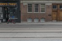 Urban Cityscape in Toronto with Brick Architecture and Concrete Streets