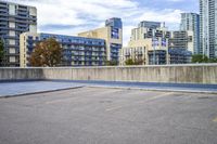 Urban Coastal Cityscape with High-rise Buildings and Open Spaces