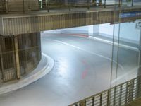 Urban Concrete Street: A View of a Parking Garage