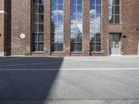 Urban Courtyard in Berlin with Brick Walls 002