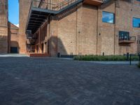 Urban Courtyard with Warehouse and Office Building in Berlin