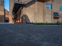 Urban Courtyard with Warehouse and Office Building in Berlin