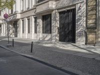 Urban Day in Berlin: Street, Tree, and Shadow