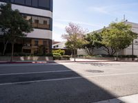 Urban Day in LA: Modern Architecture Meets Asphalt Roads