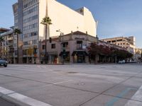 Urban Day in Los Angeles: Clear Skies and Classic Architecture