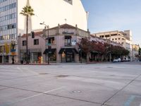 Urban Day in Los Angeles: Clear Skies and Classic Architecture