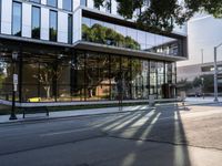 Urban Day in Los Angeles: Clear Skies Over Modern Architecture