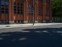 Urban Design in Berlin: Brick Walls and Shadows