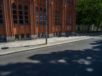 Urban Design in Berlin: Brick Walls and Shadows