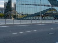 Urban Design in Berlin: Clear Sky and Glass Walls Reflecting a Modern City