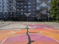 Urban Design in Berlin: Graffiti Basketball 001