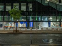 Urban Design in Berlin: Modern Architecture at Night