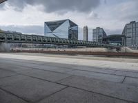 Urban Design in Berlin: Skyscrapers and Bridge