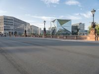 Urban Design: Bridge in Berlin on a Clear Day