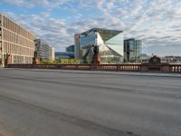 a empty highway in a city on a clear day of the year 2019 - 202