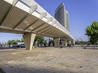 Urban Design: City Life in the Shade Under a Clear Sky