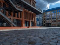 Urban Design on Cobblestone Roads in Berlin, Europe