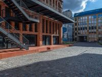 Urban Design on Cobblestone Roads in Berlin, Europe