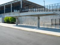 Urban Design: Concrete Wall in the Heart of City Life