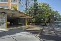 Urban Design: Crosswalk and Glass Wall