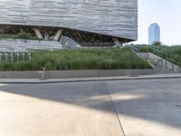 Urban Design in Dallas: Concrete Street in Business District 003