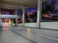 there is no image here to provide a caption for this image above, as this is a parking garage with cars parked in it