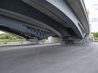 Urban Design in Germany: A Concrete Bridge in Hamburg