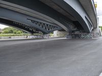 Urban Design in Germany: A Concrete Bridge in Hamburg