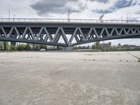 Urban Design: Hamburg Cityscape with Concrete Bridge 001