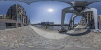 the view of a wide angle in this perspective fisheye lens is great for photo or video content