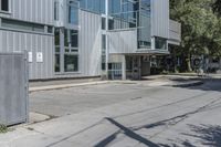 Urban Design: Parking Lot with Glass Wall