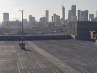 Urban Design: Skyscrapers and Parking Lot Los Angeles 002