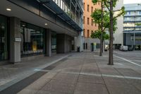 Urban Design in Stuttgart: A Plaza with Restaurants