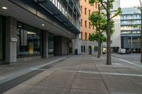 Urban Design in Stuttgart: A Plaza with Restaurants