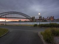 Urban Design: A Tied-Arch Bridge in the Cityscape