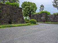 Urban Design in Tokyo, Japan: Stone Wall