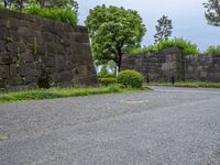 Urban Design in Tokyo, Japan: Stone Wall