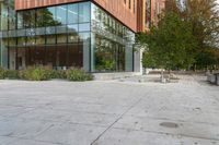 Urban Design in Toronto: Residential Area with High-Rise Condominium Building and Theater