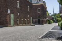 Urban Design: Toronto Streets with Brick Cobblestone 006