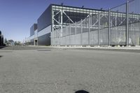 Urban Design: Warehouse with Clear Sky