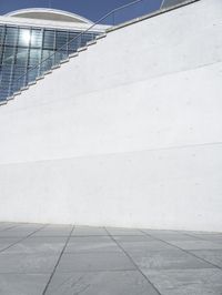 Urban Design: A White Concrete Building in Berlin