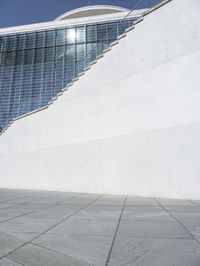 Urban Design: A White Concrete Building in Berlin