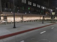 Urban Downtown: Streets Decorated with Lights