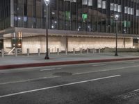 Urban Downtown: Streets Decorated with Lights
