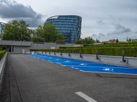 Urban Electric Charging Stations in the Cityscape