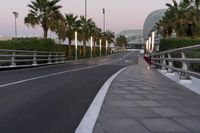 Urban Highways at Dawn in Abu Dhabi, UAE